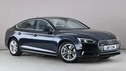 Used Audi A5 Sportback Sport 253 HP (186 kW) 2017 Blue Hatchback