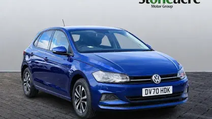 Used VW Polo United 95 HP (69 kW) 2021 Blue Hatchback