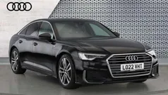 Black Used 2022 Audi A6 S-Line Sedan | £21,373 (Fair price)