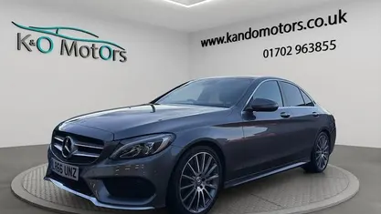 Grey Used 2016 Mercedes C250 AMG Line Premium Plus Sedan | £15,445 (Fair price)