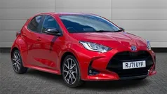 Red Used 2022 Toyota Yaris Hybrid Hatchback | £17,295 (Fair price)