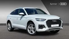 White Used 2022 Audi Q5 Sportback S-Line SUV | £31,000 (Fair price)