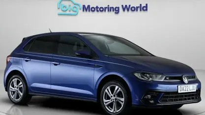 Used VW Polo R-line 95 HP (69 kW) 2022 Blue Hatchback
