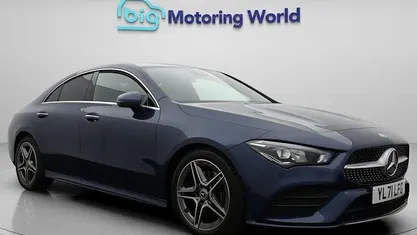 Used Mercedes CLA220 AMG line 190 HP (139 kW) 2021 Blue Sedan