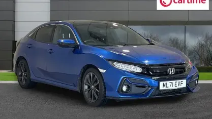 Used Honda Civic EX 126 HP (92 kW) 2021 Blue Hatchback