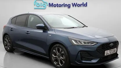 Used Ford Focus ST-Line 125 HP (91 kW) 2022 Blue Hatchback