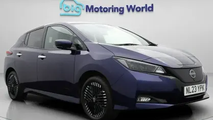 Used Nissan Leaf N-Connecta 160 kW (218 HP) 2022 Blue Hatchback