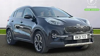 Used Kia Sportage GT-Line S 136 HP (100 kW) 2021 Black SUV
