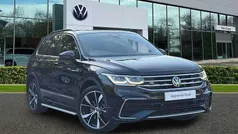 Black Used 2022 VW Tiguan R-line SUV | £28,991 (Fair price)