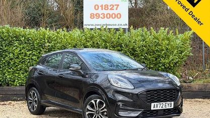 Begagnad Ford Puma ST-Line 125 HK (91 kW) 2022 Svart SUV