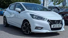 White Used 2021 Nissan Micra Acenta Hatchback | £13,690 (Fair price)