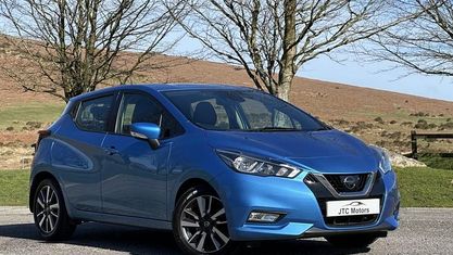 Begagnad Nissan Micra Acenta 71 HK (52 kW) 2017 Blå Halvkombi