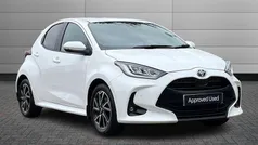 White Used 2023 Toyota Yaris Hybrid Design Hatchback | £17,495 (Fair price)
