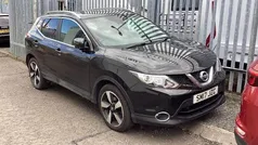 Black Used 2017 Nissan Qashqai N-Vision SUV | £9,000 (Good price)