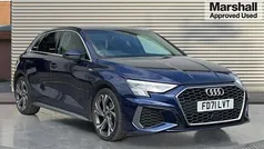 Blue Used 2022 Audi A3 S-Line Hatchback | £20,040 (Fair price)