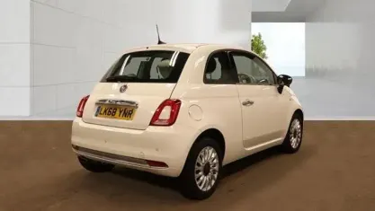 Used Fiat 500 Lounge 69 HP (50 kW) 2018 White Hatchback