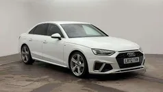 White Used 2022 Audi A4 S-Line Sedan | £23,700 (Fair price)