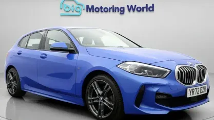 Used BMW 118 M Sport 136 HP (100 kW) 2022 Blue Hatchback