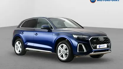 Used Audi Q5 S-Line 299 HP (219 kW) 2023 Blue SUV