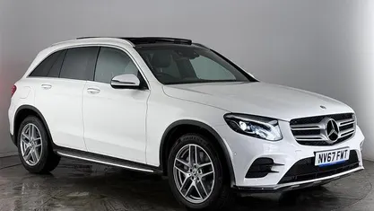 Used Mercedes GLC220 AMG Line Premium 170 HP (125 kW) 2018 White Estate