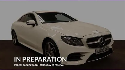 White Used 2020 Mercedes E300 AMG Line Premium Coupe | £23,420 (Good price)