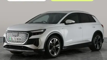 Used Audi Q4 e-tron S-Line 150 kW (204 HP) 2023 White SUV