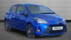 Blue Used 2018 Toyota Yaris Hatchback | £9,995 (Fair price)