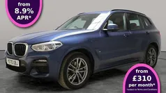 Blue Used 2020 BMW X3 M Sport SUV | £21,795 (Good price)