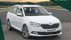 Moon white metallic Used 2021 Skoda Fabia SE Estate | £13,495 (Fair price)