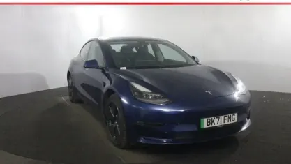 Used Tesla Model 3 Long Range AWD 366 kW (498 HP) 2021 Blue Sedan