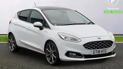 Used Ford Fiesta Vignale 101 HP (74 kW) 2018 White Hatchback