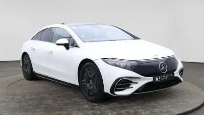 Used Mercedes EQS450+ AMG line 244 kW (333 HP) 2022 White Sedan