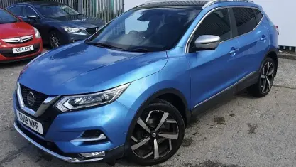 Used Nissan Qashqai Tekna+ 116 HP (85 kW) 2018 Blue SUV