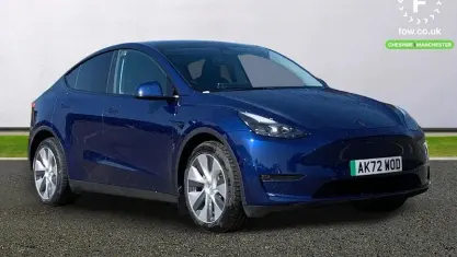 Used Tesla Model Y Long Range AWD 378 kW (514 HP) 2022 Blue SUV