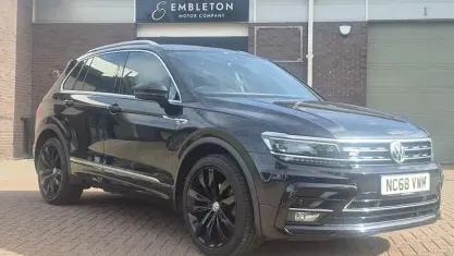 Usado VW Tiguan R-line 150 CV (110 kW) 2018 Negro SUV