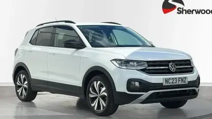 Used VW T-Cross Black Edition 95 HP (69 kW) 2023 White SUV