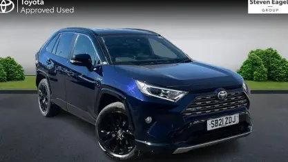 Used Toyota RAV4 Hybrid 218 HP (160 kW) 2021 Blue SUV