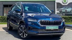 Petrol blue metallic Used 2022 Skoda Karoq SE L SUV | £18,285 (Fair price)