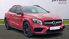 Red Used 2017 Mercedes GLA45 AMG Premium SUV | £17,228 (Fair price)