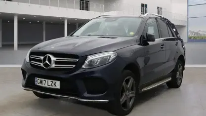 Used Mercedes GLE350 AMG line 258 HP (189 kW) 2017 Blue SUV