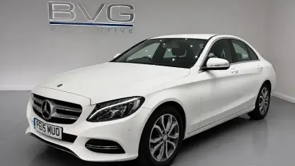 Used Mercedes C200 184 HP (135 kW) 2015 White Sedan