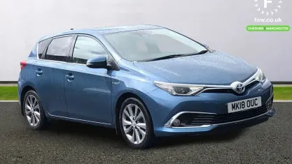 Used Toyota Auris Hybrid 136 HP (100 kW) 2018 Blue Hatchback