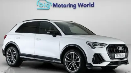 Used Audi Q3 Black Edition 150 HP (110 kW) 2022 White SUV