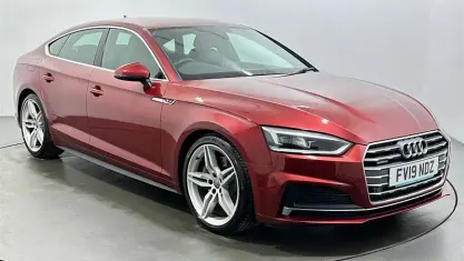 Used Audi A5 Sportback S-Line 245 HP (180 kW) 2019 Red Hatchback