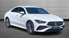 Polar white Used 2024 Mercedes CLA250e AMG Line Premium Sedan | £29,644 (Fair price)