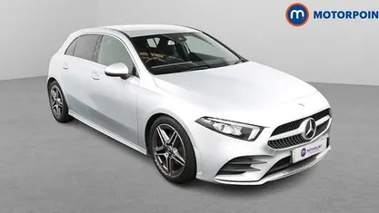 Used Mercedes A200 AMG line 163 HP (119 kW) 2020 Silver Hatchback
