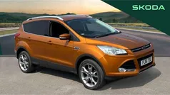 Orange Used 2015 Ford Kuga Titanium SUV | £9,805 (Fair price)