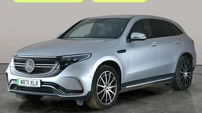 Used Mercedes EQC400 AMG line 300 kW (408 HP) 2022 Silver SUV