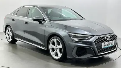 Used Audi A3 S-Line 150 HP (110 kW) 2021 Grey Sedan