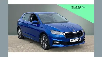 Used Skoda Fabia SE L 110 HP (80 kW) 2023 Blue Hatchback